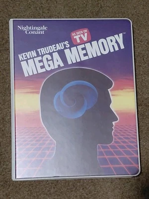 Kevin Trudeau's Mega Memory Program Audio Cassettes w/ Workbook GD 8 Cass Tapes - Image 1 of 3