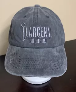 Baseballmütze Kappe Larceny Bourbon Kentucky Erwachsene schwarz Denim Stil Rückenverstellung - Bild 1 von 7