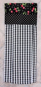 Tea Towel / Dishcloth | Personalised | Self hanging | Food | Cherry | Fruit - Picture 1 of 24