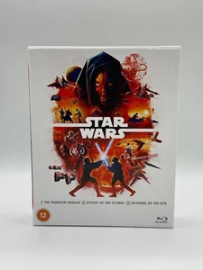 Star Wars: Prequel Trilogy Blu-ray [Region Free] 3 Movie Collection - Picture 1 of 7