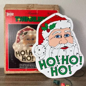 Vintage 1994 Santa Claus LED Light Decoration Christmas Wall Non- Working - Picture 1 of 9