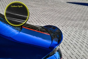 Alerón trasero borde de demolición de ABS óptica carbono adecuado para Audi RS5 B9 F5 - Imagen 1 de 3