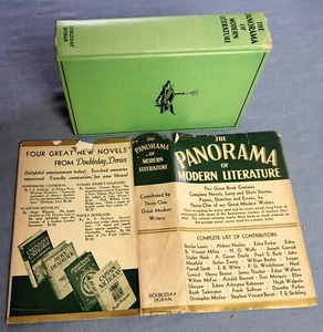 PANORAMA OF MODERN LITERATURE, 1934 HC/DJ 1st. Ed. - Imagen 1 de 7