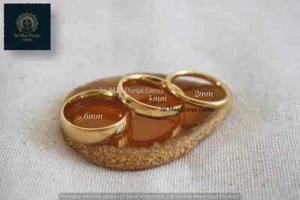 1 pcs Solid Brass Plain Band Rings, Simple Stackable ring, Woman Band Jewelry - Picture 1 of 4