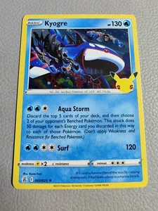 Kyogre Holo | LP | 25th Anniversary Celebrations 003/025 | Pokemon - Picture 1 of 1