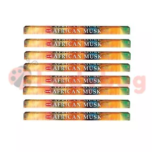 HEM SQUARE INCENSE Sticks AFRICAN MUSK Scents Meditation Aroma Fragrance - Picture 1 of 9