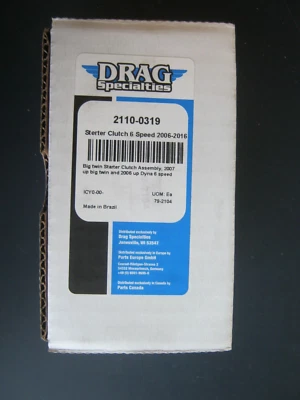 НОВАЯ муфта стартера привода Drag Specialties 2110-0319 большая двойная для Harley Davidson - Изображение 1 из 4