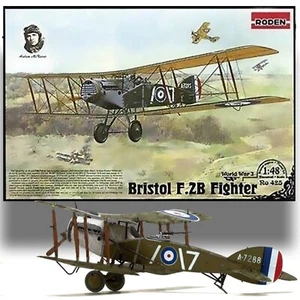 RODEN 1/48 BRISTOL F.2B FIGHTER BRITISH WWI FIGHTER KIT NO612 - Bild 1 von 5