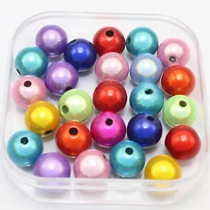 100 piezas Cuentas Milagrosas Acrílicas Ilusión 3D Color Mezclado 10mm Espaciador Fabricación de Joyas - Imagen 1 de 11