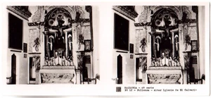 Espagne.España.Mallorca.Pollensa.Iglesia Calvario.Vue stereo Photo 6x13cm.Foto. - Picture 1 of 1