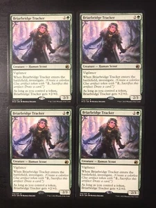 MTG Briarbridge Tracker x4 Raro Juego Innistrad: Paquete Medio Casi Nuevo/M Fresco - Imagen 1 de 1