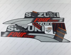 Suzuki 70HP Four Stroke DF70 2003-2009 Outboard Engine Decals Sticker Set - Picture 1 of 7