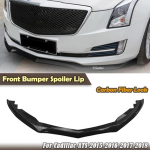 Front Bumper Body Kit Spoiler Splitter Cover Trim For Cadillac ATS 2015-2018 16 - Picture 1 of 12