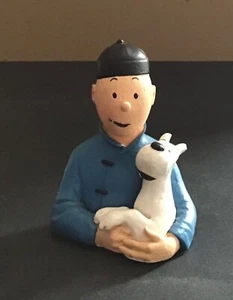 TINTIN chinois Jolie réalisation en plâtre d’après Patrick Regout Très bon état - Picture 1 of 6