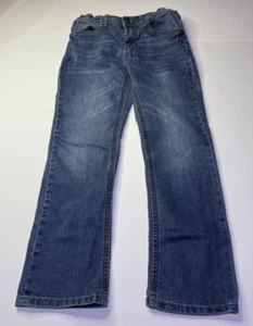 Silver Jeans Zane boys 10 jeans adjustable waist blue denim straight leg triple5 - Picture 1 of 7