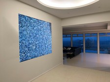 Art Painting Huge canvas Australia not Aboriginal billabong Landscape dream 47"