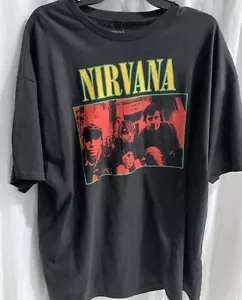 Nirvana Men's Officially Licensed Kurt Cobain Punk Hard Rock Graphic XL 90s Rock - Picture 1 of 4