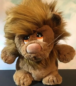 Vintage Dakin Lion Stuffed Animal Brown Fluffy Children Toy Collectible - Picture 1 of 11