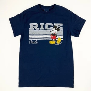 Rice University Mickey Mouse Mens Small Shirt NWT - Picture 1 of 3