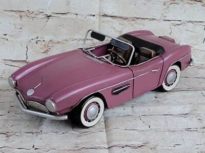 Modello Di Auto BMW 507 Del 1955 In Rosa, Decorazione Per La Casa - Immagine 1 di 4