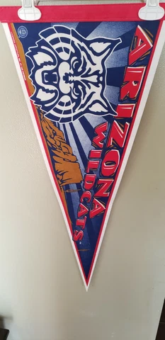 ARIZONA WILDCATS NCAA FELT PENNANT WITH HOLDER 8/28/21 Cover