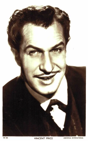 Vincent Price Original Picturegoer Postcard No. 256 A Cover