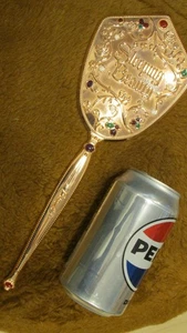 Lmtd Ed Besame '59 Collection Disney Sleeping Beauty Rose Gold Royal Hand Mirror - Picture 1 of 5