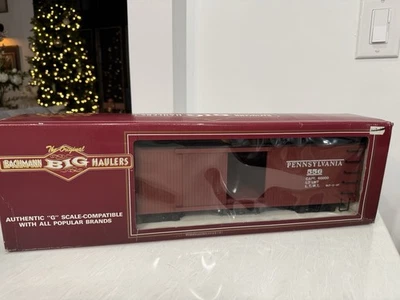 Bachmann Big Haulers G Scale Wood Box Car #93314 Four Train Set Layout - Image 1 of 4