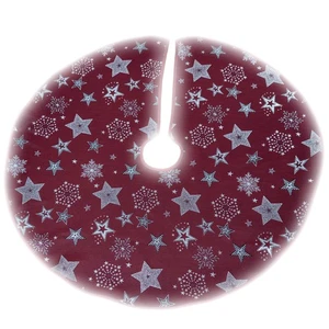 Tischwäsche Tischläufer Stickerei Sterne Winter Weihnachten Deko - Bild 1 von 9