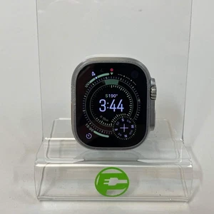 Unlocked Apple Watch Ultra 49MM Natural Titanium MQF23LL/A Face Only - Picture 1 of 8