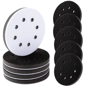 10 Pack Soft Density Interface Pads 5 Inch 8 Holes Hook and Loop Sponge Cushi... - Picture 1 of 7