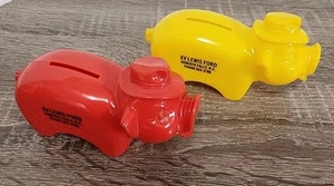 Vtg Advertising Piggy Bank Promo - EV Lewis Ford - Honeoye Falls, NY - Car Sales - Picture 1 of 7