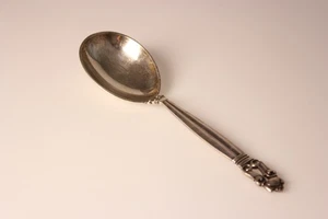 Georg Jensen Sterling Denmark große Löffel Dekor Arcon - Picture 1 of 4