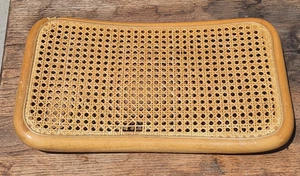 Vintage Cane Seat Chair Back Replacement Wood Backrest Marcel Breuer Cesca Style - Picture 1 of 5