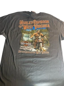 Harley Davidson Rare Take Me Home Country Road West virginia 2018 t shirt L - Picture 1 of 5