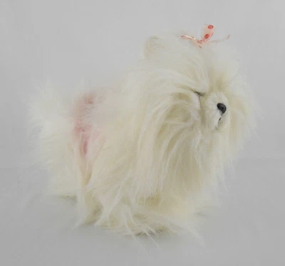 Ganz Webkinz Yorkie No Code HM070 White Plush Dog Toy Animal Collectible - Image 1 of 4