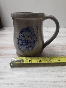 Rowe Pottery Works Christmas Themed Stoneware Mug - Picture 1 of 4