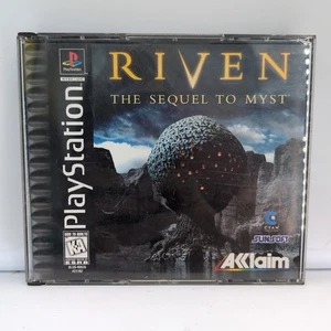 Riven The Sequel to Myst PlayStation 1 PS1  5/5 Discs - Picture 1 of 7