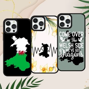 WELSH DRAGON FLAG CYMRU PHONE CASE COVER FOR IPHONE SAMSUNG GOOGLE PIXEL WALES - Picture 1 of 8