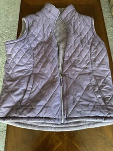 Ladies Faux Fur Reversible Vest with Pockets Casual Cozy 2XX Excellent Condition - Picture 1 of 6