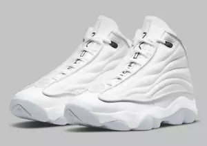 Nike Air Jordan Pro Strong 'Pure Money' White Silver DC8418-103 UK8.5 US9.5 - Picture 1 of 8