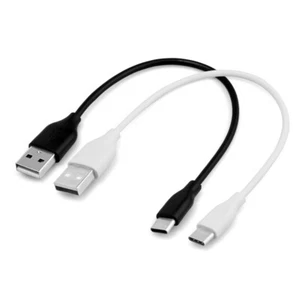 Short 20cm USB-C USB 3.1 Type C male to 2.0 type A male data charge cable S^ZA - Zdjęcie 1 z 12