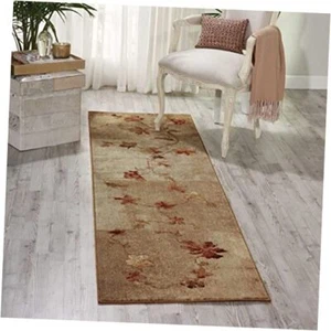 Somerset Floral Multicolor Area-Rug, Easy-Cleaning, Non 2'3" x 8' Multi Color - Picture 1 of 5