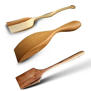 Wooden Spoon Set for Non Stick | Wooden Spoons for Cooking & Serving Kitchen - Picture 1 of 7