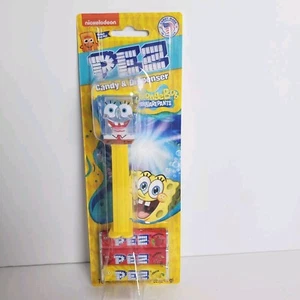 SpongeBob Squarepants Clear PEZ Dispenser Carded NEW expires 11/11/2027 - Picture 1 of 2