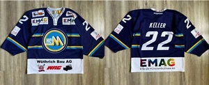 Münchenbuchsee-Moosseedorf Eishockey Trikot Suisse Match Worn / Spieler #22 Keller - Bild 1 von 8