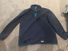 Gerry Men’s Ottoman ¼ Snap Front Pullover Size XL Navy blue