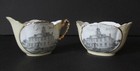 Early 20th Century Souvenir Cream Sugar Court House East Greenwich Rhode Island