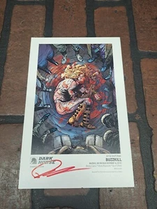 Buzzkill Dark Horse Comics Donny Cates 6×9 Autographed Print - Picture 1 of 1