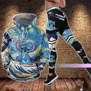 Halloween Stitch 3D HOODIE All Over Print Vatertag Geschenk Weihnachtsgeschenk - Bild 1 von 3